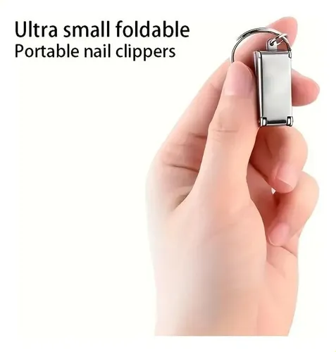 Cortauñas Plegable Portátil De Acero Inoxidable Para