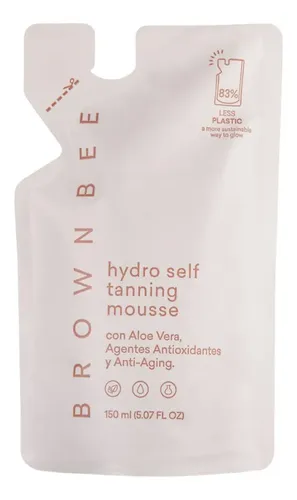 Autobronceador Brown Bee Hydro Tanning Mousse Recarga 150ml