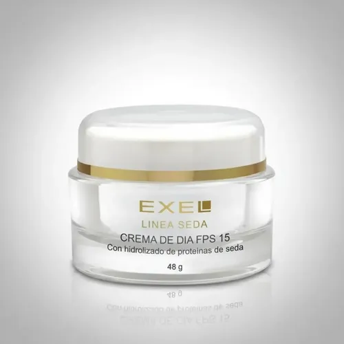Crema de Día FPS 15 Exel Seda de 50mL Todo tipo de piel