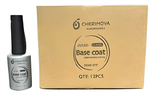 Base Coat Semipermanente Cherimoya Uñas Manicuria 8ml X 12un