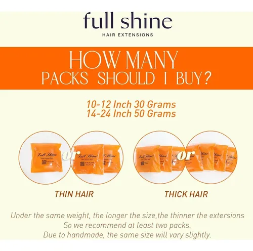 Extensiones De Cabello Con Cinta Full Shine 18 Cm