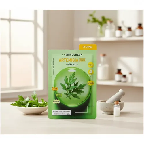 Mascarilla Facial Bringgreen Artemisia Ceramidas 1 Unidad