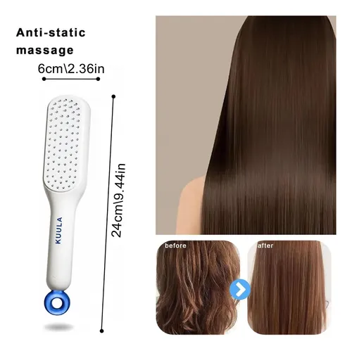 Peine Retractil Cabello Antiestatico Desenredante Premium