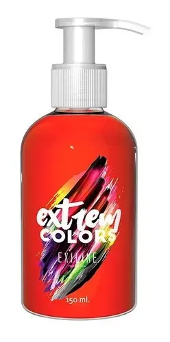 Tintura Extreme Colors Rojo Amarillo Naranja Exiline 150 Ml