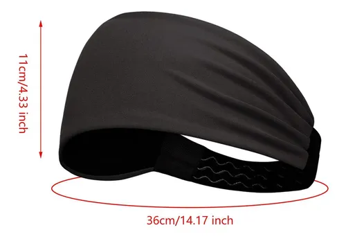 Bandas Para El Pelo Deportivas, Bandas Para El Pelo, Negro