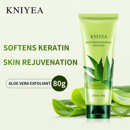 / Gel Esfoliante Suave De Aloe Vera Para Limpeza Profunda /,