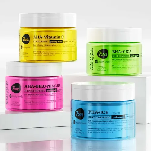 7days My Beauty Week Miracle Refining Peeling Pads Aha+bh