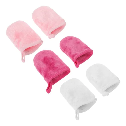 6 Guantes Desmaquillantes Lazy Superexfoliantes Para Rostro