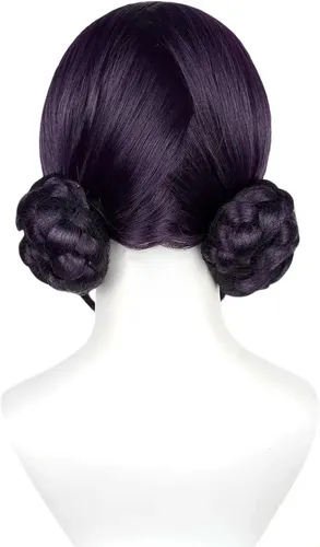 Peluca De Fiesta Morada Para Cosplay De Rumi.
