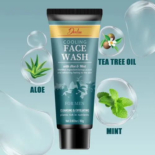 Gel Facial Refrescante Para Hombres – Limpieza Profunda X2