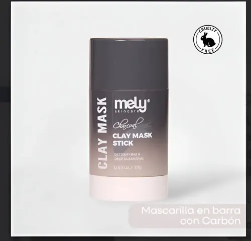 Mascarilla Mely Stick Arcilla Extracto Carbon Detox En Barra – Mixta