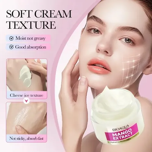 Crema Facial Ultra Hidratante De Mango Bioaqua 50 Ml Mixta Día/noche