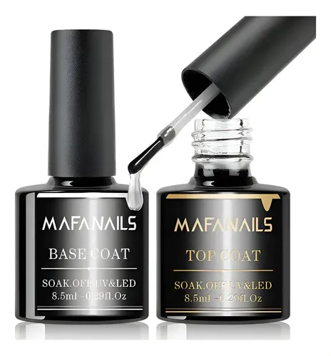 Jjwww)set De Esmaltes De Uñas En Gel Con Base De 8,5 Ml, 2 U
