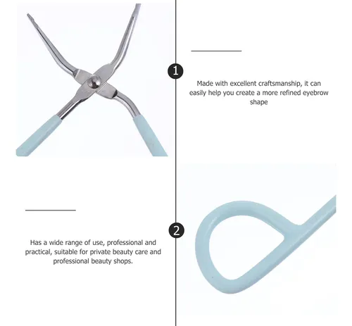 Tijeras Portátiles De Acero Inoxidable Para Cejas, 6 Piezas