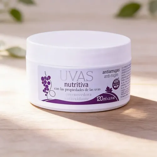 Crema Uvas Noche Nutritiva para Piel Mixta de 120 mL piel mixta