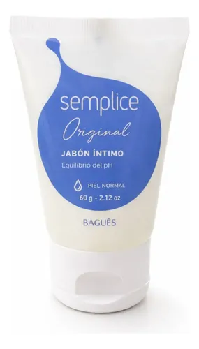 Jabón Íntimo Bagués Semplice Original Piel Normal 60g