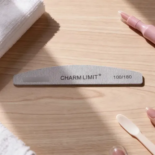 Lima De Uñas Profesional Charm Limit Grano 100/180 Boomerang