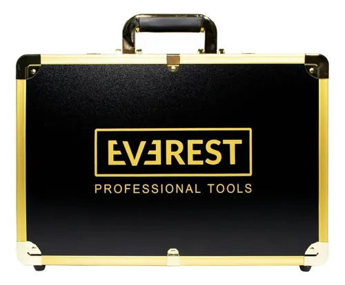 Everest Maletín Organizador Barbería Peluquería Chico Negro