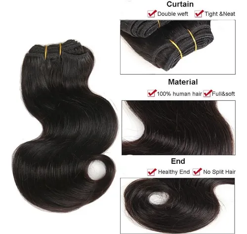 Cabello Virgen Brasileño Body Wave 4 Paquetes 8