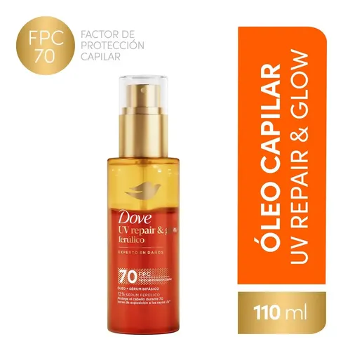 Óleo + Sérum Bifásico DOVE UV Repair & Glow 110 ml