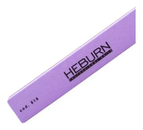 Heburn Lima Para Uñas Buffer Recta 100/180 Manicuria 816