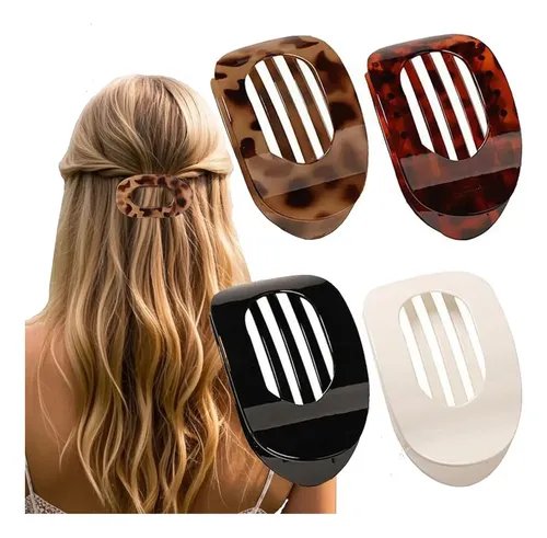 //4 Pieces Of Hair Clips, Flat Clips For The//