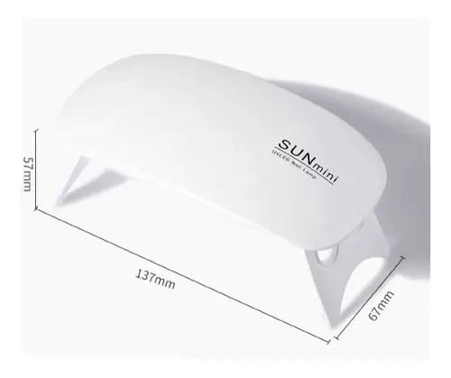 Cabina Uv/led Sun Mini 6w Secador Uñas Esculpidas Gelificada