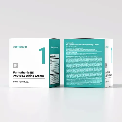 Numbuzin No.1 Pantothenic B5 Active Soothing Cream Momento De Aplicación Día/noche Tipo De Piel Todo Tipo De Piel
