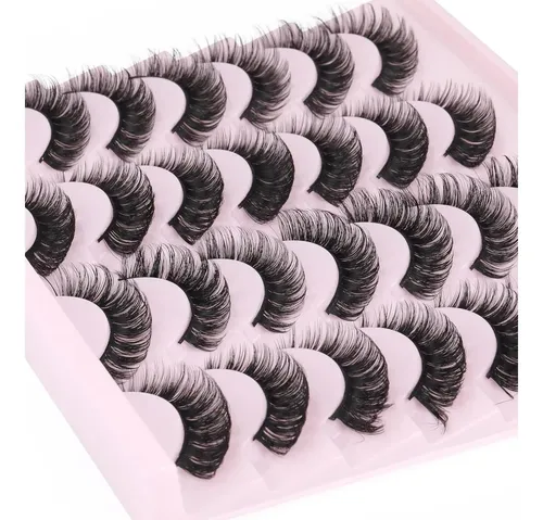 Pestañas Postizas Volumen Ruso Zanlufly 14 Pares Suaves
