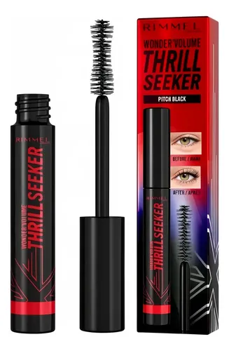 Máscara De Pestañas Rimmel Thrill Seeker Pitch Black