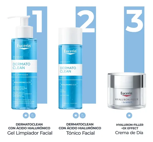 Eucerin Dermatoclean Gel Limpiador Facial X200 Ml