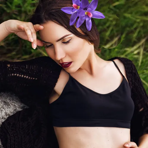Pinza Para El Pelo Con Forma De Flor Jexine Hawaiian Artific