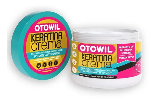 Otowil Keratina Crema Máscara Antifrizz Nutritiva X 250g