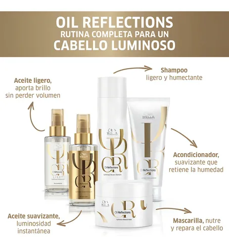 Acondicionador Wella Reflections 200 Ml Cabello Luminoso