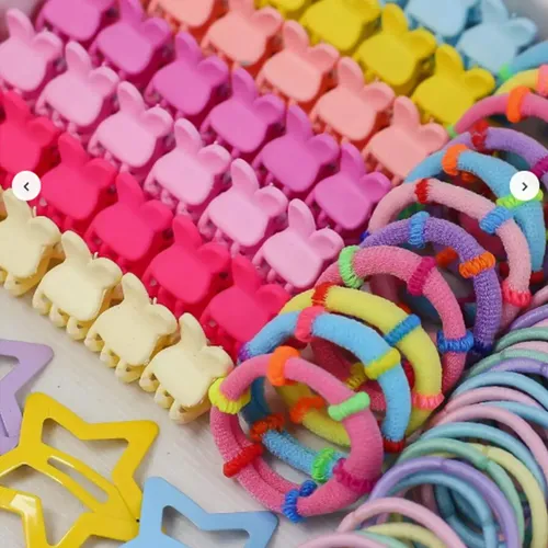 X 875pcs Mini Ligas Elásticas Para Cabello Dama Accesorios T