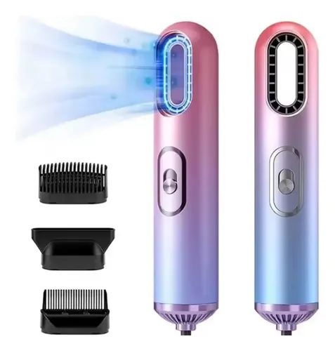 Secador De Pelo 3 En 1 Profesional 80000rpm Liviano 1800w Color Fucsia