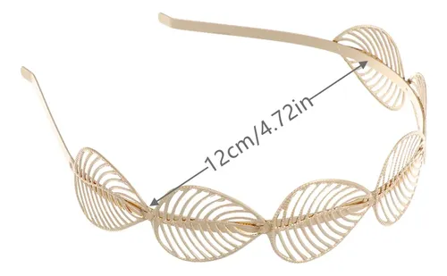 Diadema De Metal Con Forma De Hoja, Accesorio Para El Pelo,