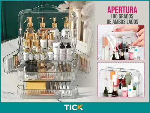 Organizador Maquillaje Escritorio Cajones Porta Cosmeticos