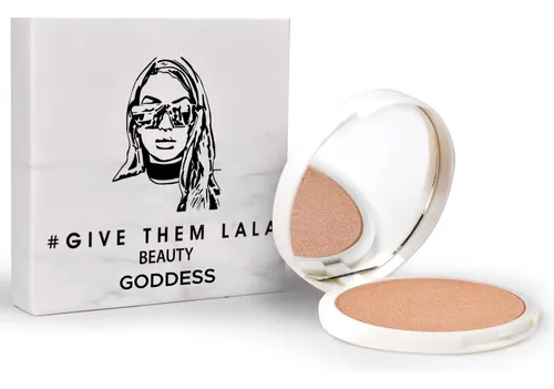 Iluminador En Polvo Compacto Goddess De Give Them Lala