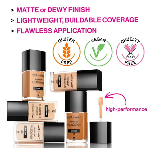 Wet N Wild Base Maquillaje Rostro Matte Bronze Beige X 30ml