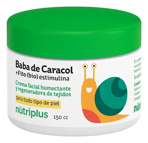 Crema Facial Baba De Caracol Nutriplus Pack X 2 U