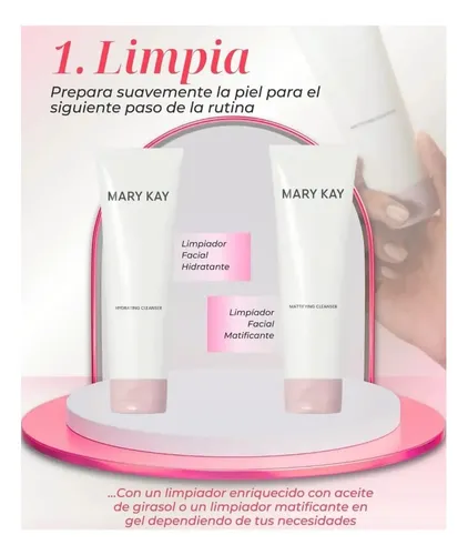 Limpiador Facial Matificante O Hidratante Mary Kay. 127 Gr.