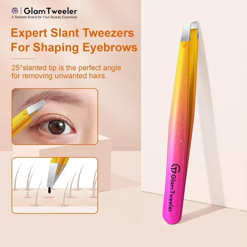 Kit De Cuchillas Para Rostro Y Cejas Glamtweeler Oro Rosa
