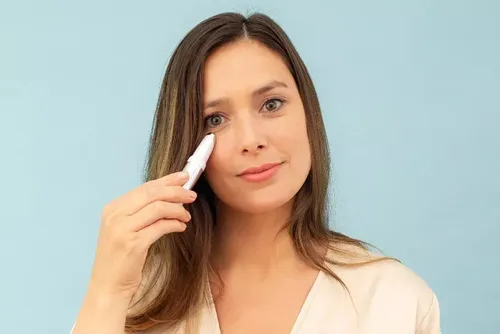 Vibra Masajeador Para Ojos Eye Pen Boca Ojeras Facial Rostro Cara Gimnacia Facial Rostro Joven Compacto Liviano Portatil