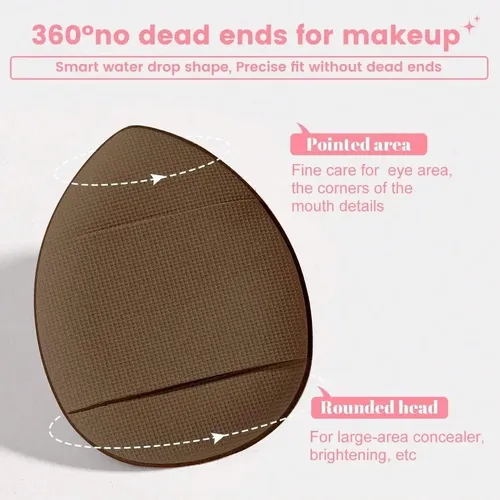 Set De 40 Brochas De Maquillaje Marrón Marrón