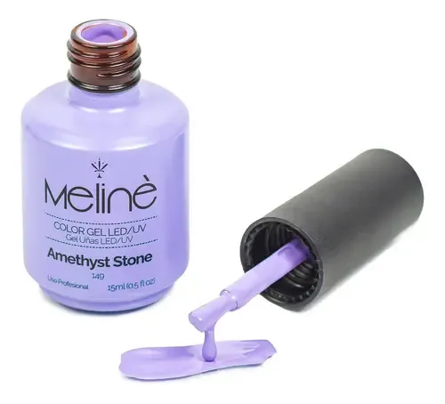 Esmalte Color Gel Uvled Semipermanente Meline Tono 602-funky Town
