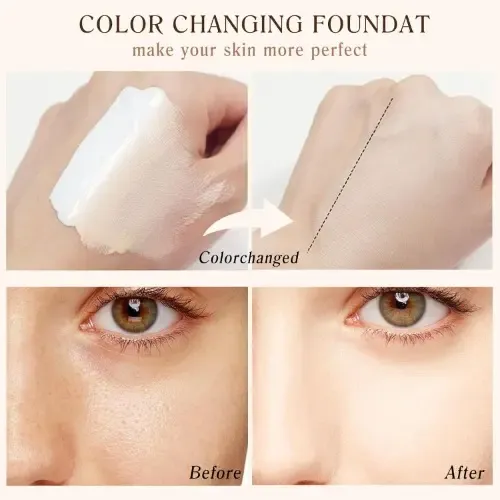 Base De Maquillaje Que Cambia De Color 4 En 1 Espectro Medio