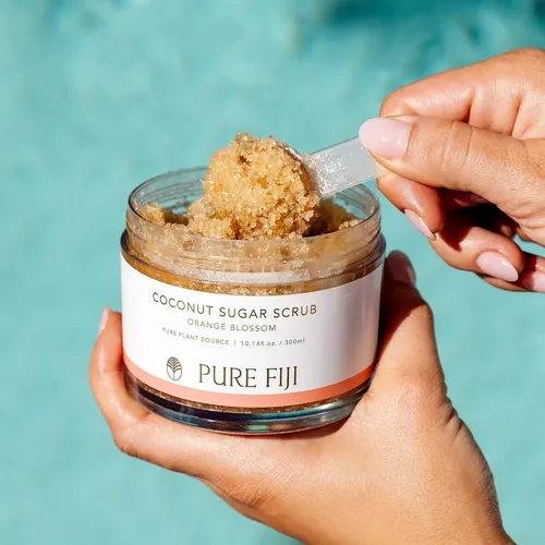 Exfoliante Natural De Azúcar De Coco Pure Fiji 300 Ml
