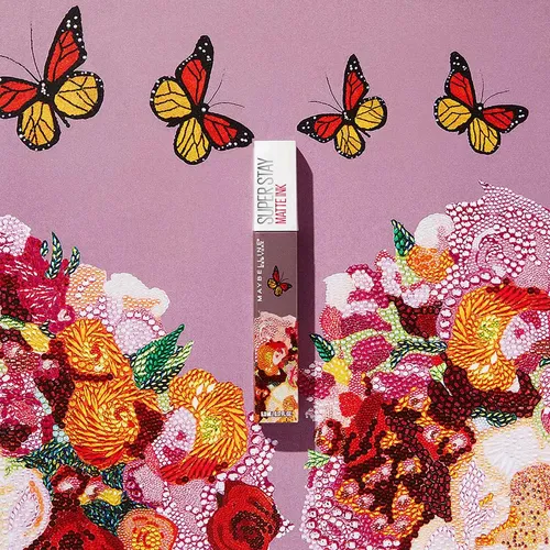 Labial Líquido Maybelline Matte Ink By Ashley Longshore Color 95 – Visionary