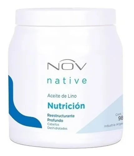Baño De Crema Lino Nutrición Protector Capilar Nov X 980gr